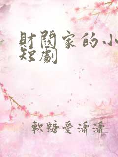 财阀家的小儿子短剧