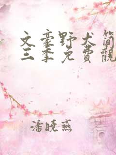 文豪野犬简中第三季免费观看