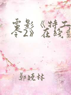 电影《特工追缉令2》在线观看