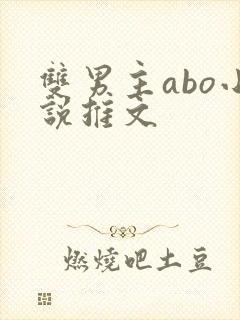 双男主abo小说推文