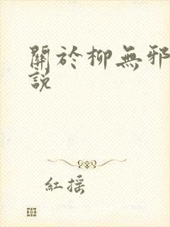 关于柳无邪的小说