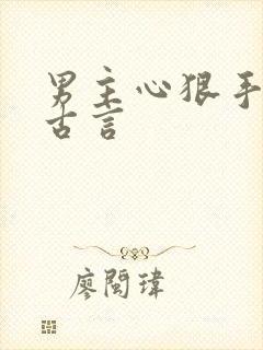 男主心狠手辣的古言