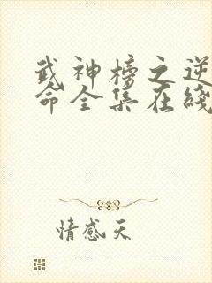 武神榜之逆天改命全集在线观看