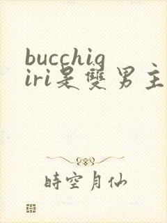 bucchigiri是双男主嘛