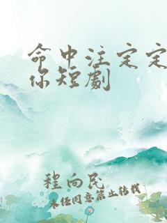 命中注定定爱上你短剧