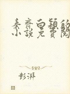 秦齐白颖的最新小说免费阅读