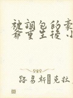 被调包的豪门少爷重生后 小说