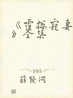 《霍总宠妻无度》全集