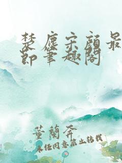 楚尘宋颜最新章节笔趣阁