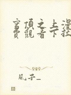 穹顶之上漫画免费观看下拉式无敌