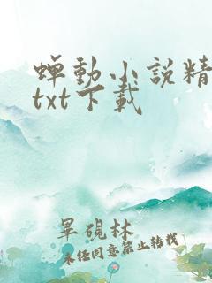 蝉动小说精校版txt下载