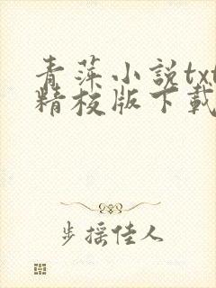 青萍小说txt精校版下载