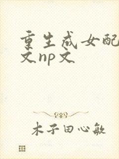 重生成女配的辣文np文