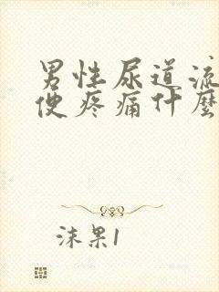 男性尿道流脓小便疼痛什么原因