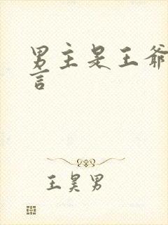 男主是王爷的古言