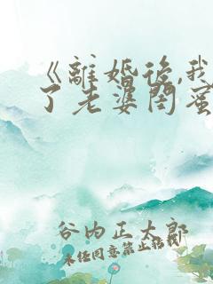 《离婚后,我娶了老婆闺蜜》