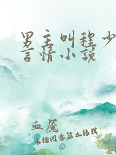 男主叫程少臣的言情小说