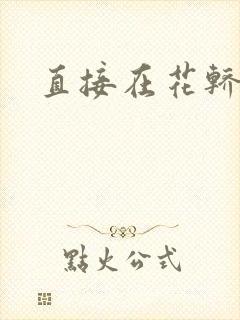 直接在花轿里动