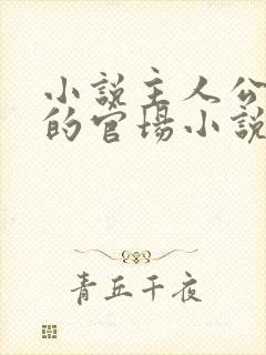 小说主人公李霖的官场小说免费阅读