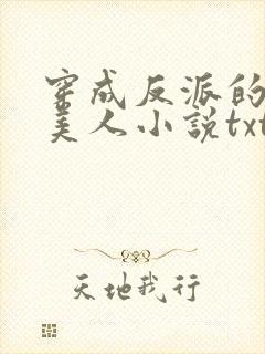 穿成反派的病娇美人小说txt