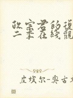 政宗君的复仇第二季在线观看