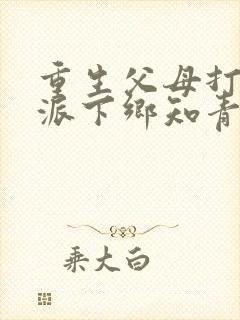 重生父母打成左派下乡知青小说