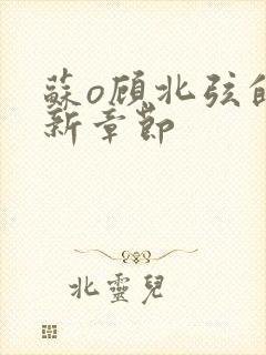 苏o顾北弦的最新章节