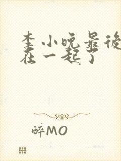 李小晚最后和谁在一起了