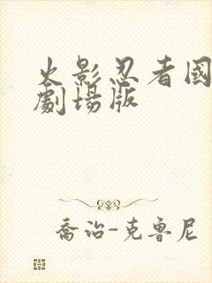 火影忍者国语版剧场版