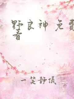 野良神 免费观看