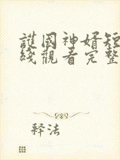 护国神婿短剧在线观看完整版免费