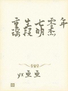 重生七零年代陆瑶段明杰