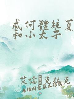 成何体统夏侯澹和小太子