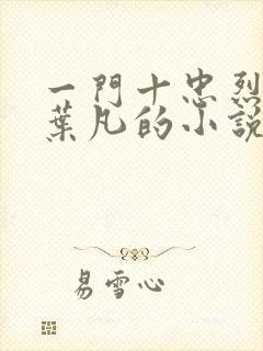 一门十忠烈主角叶凡的小说