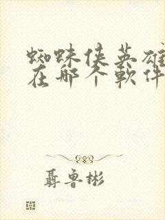 蜘蛛侠英雄无归在哪个软件可以看