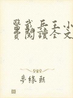 医武兵王小说免费阅读全文