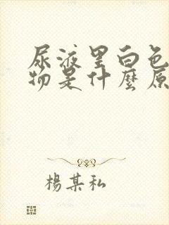 尿液里白色沉淀物是什么原因