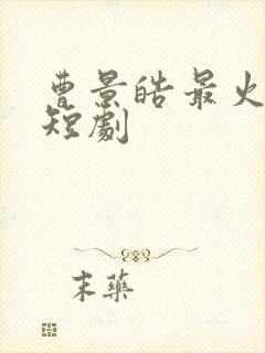 曹景皓最火十部短剧