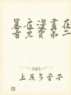 暴夜漫画在线观看免费第二季