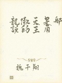 龙傲天是哪部小说的主角