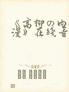 《高柳の肉嫁动漫》在线看