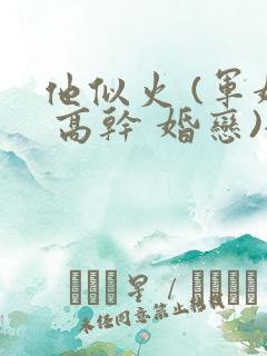 他似火 (军婚 高干 婚恋)全文免费笔趣阁