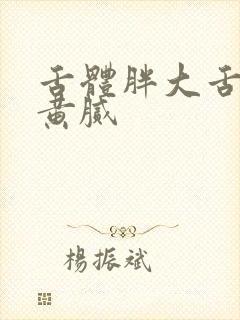 舌体胖大舌苔厚黄腻