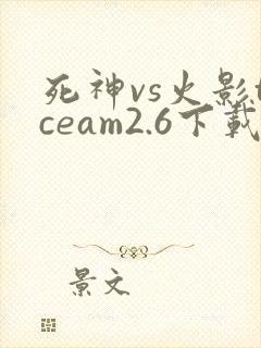死神vs火影tceam2.6下载