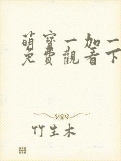 萌宝一加一漫画免费观看下拉式六漫画