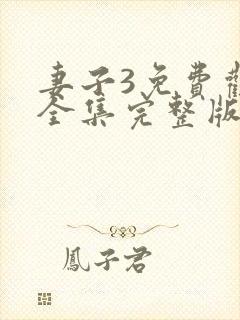 妻子3免费观看全集完整版高清