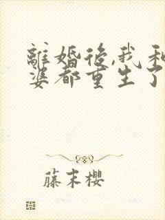 离婚后,我和老婆都重生了正版