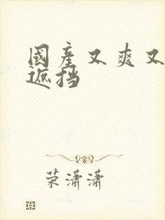 国产又爽又黄无遮挡