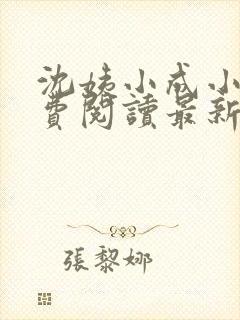 沈姨小成小说免费阅读最新章节更新