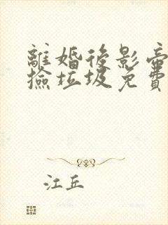 离婚后影帝天天捡垃圾免费阅读